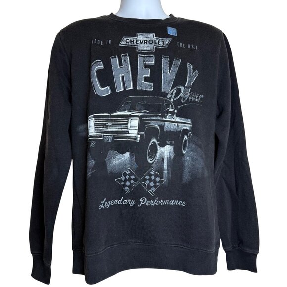 Chevrolet Sweatshirt Legendary Performance Mens Medium SquareBody Chevy Truck - Picture 1 of 7